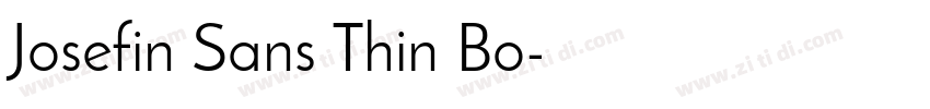 Josefin Sans Thin Bo字体转换 Josefin Sans Thin Bo字体转换